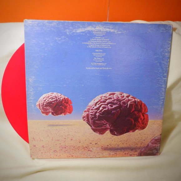 ~~~ RUSH ~~~ Hemispheres / RED VINYL - Picture 2 of 2
